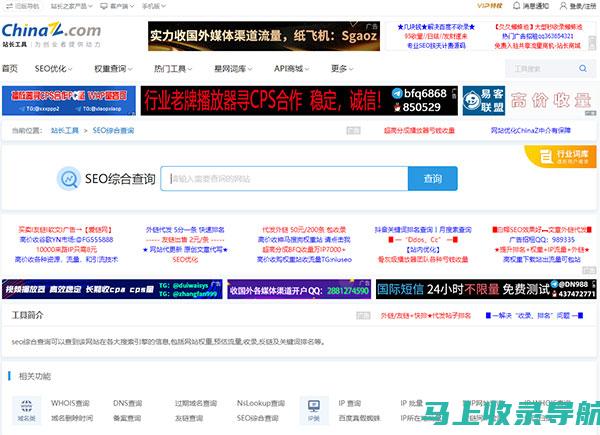 SEO综合查询工具揭秘：网站数据一网打尽